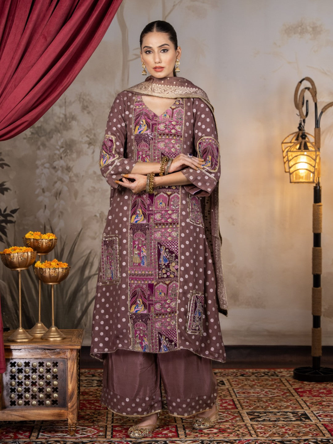 Wine Princess A-Line Set