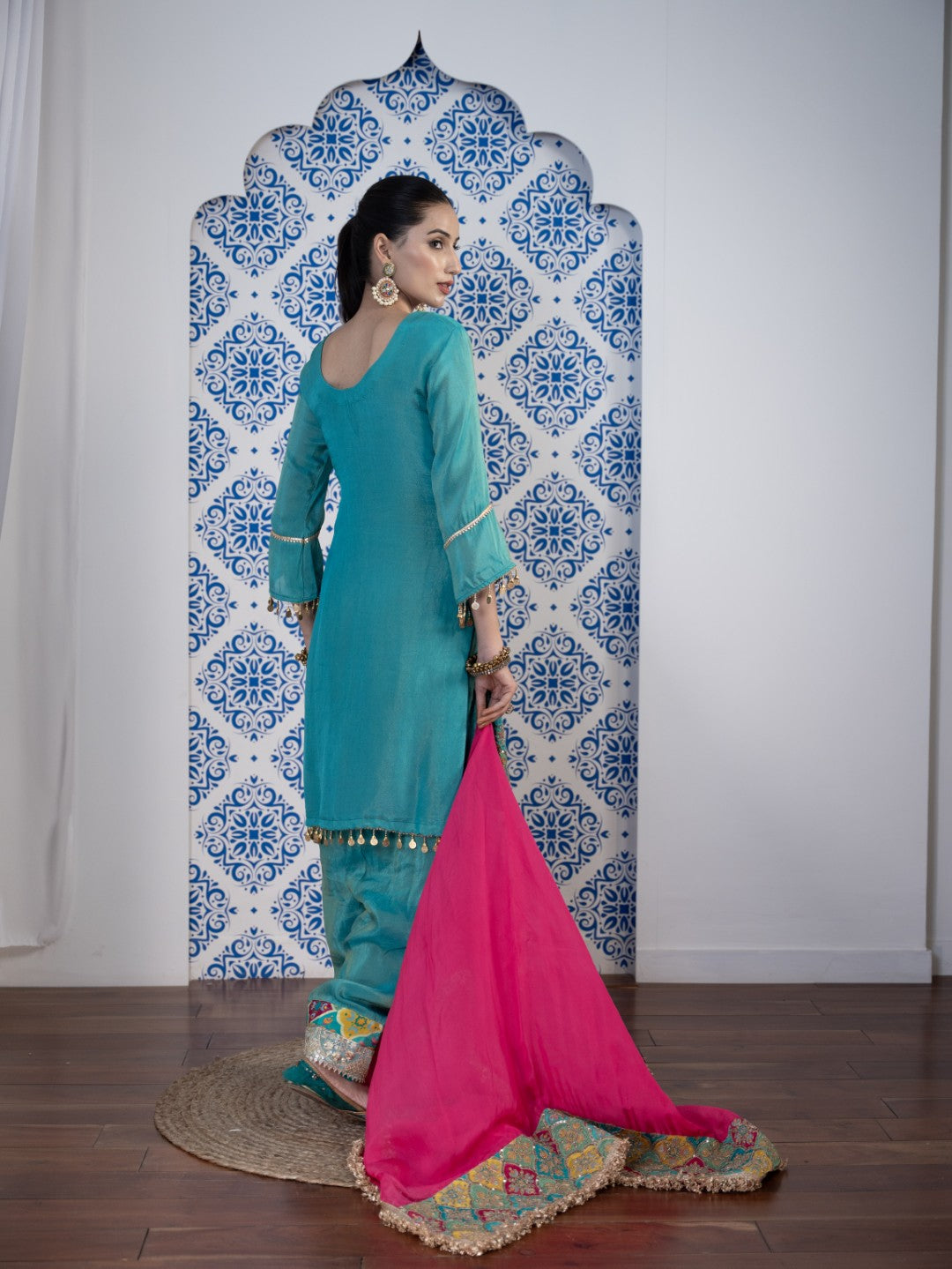 Tiffany-Blue Salwar Set