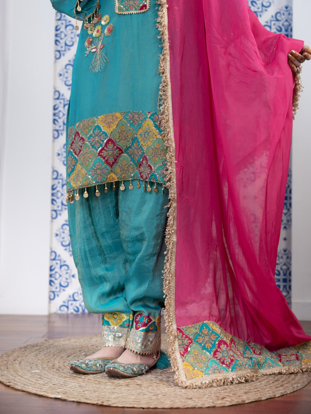 Tiffany-Blue Salwar Set