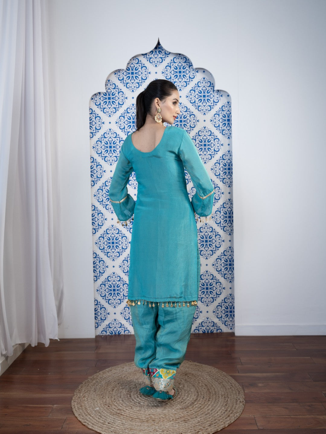 Tiffany-Blue Salwar Set